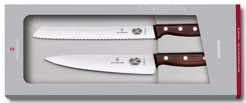 Набор кухонных ножей Victorinox Wood (5.1020.21g)
