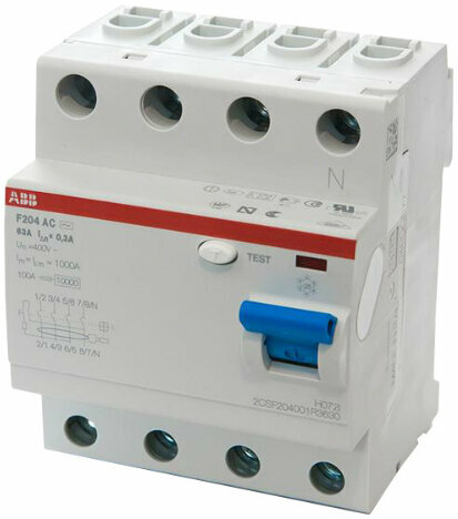  ABB 2CSF204001R3630 F204AC 4 63 300mA (AC)