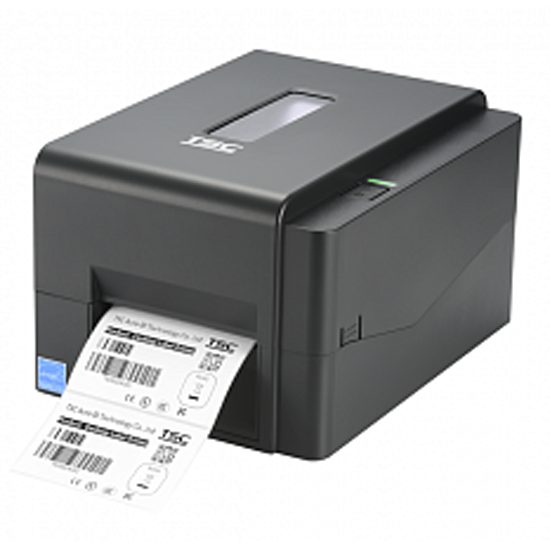 Принтер этикеток TSC TE200 серый, в комплекте с риббоном