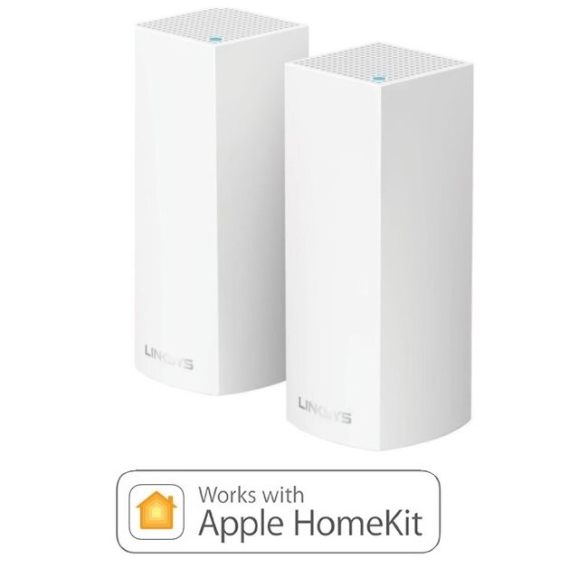 Комплект роутеров Linksys Velop AC4400 Mesh Wi-Fi System 2 шт. Белый WHW0302