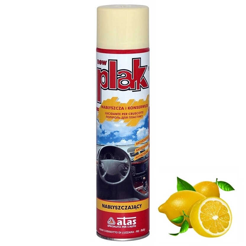 фото Полироль PLAK 750мл Лимон оригинал Италия /interPL750Limone