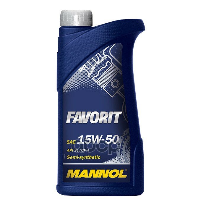 MANNOL 7510-1 Mannol Favorit 15w50 1 Л. Полусинтетическое Моторное Масло 15w-50