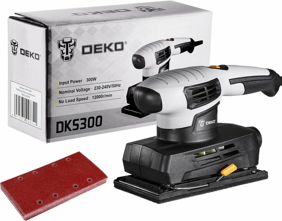 Виброшлифмашина Deko DKS300 (063-4198)