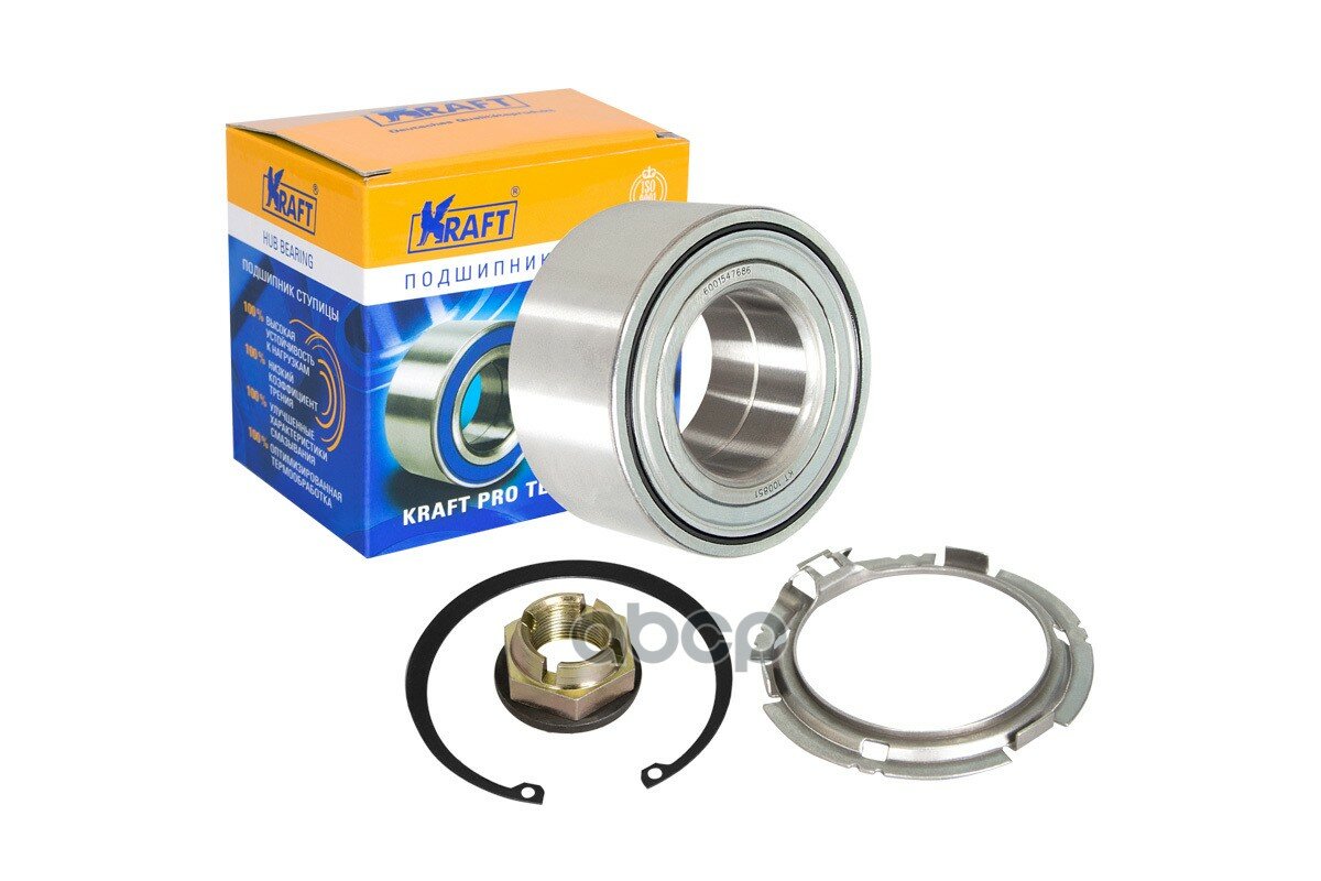 Подшипник Ступицы Переднего Колеса, Комплект (С Abs) Renault Logan (04-), Sandero (08-) / Nissan Mic Kraft арт. KT100851