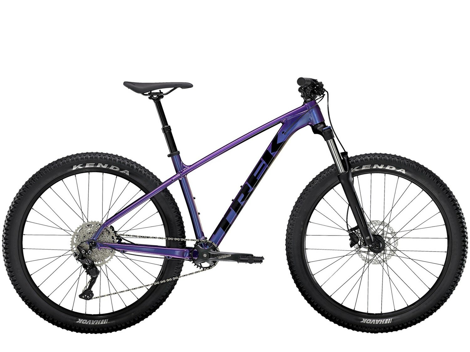 Горный велосипед Trek Roscoe 6, год 2022, ростовка 18,5, цвет Фиолетовый-Черный