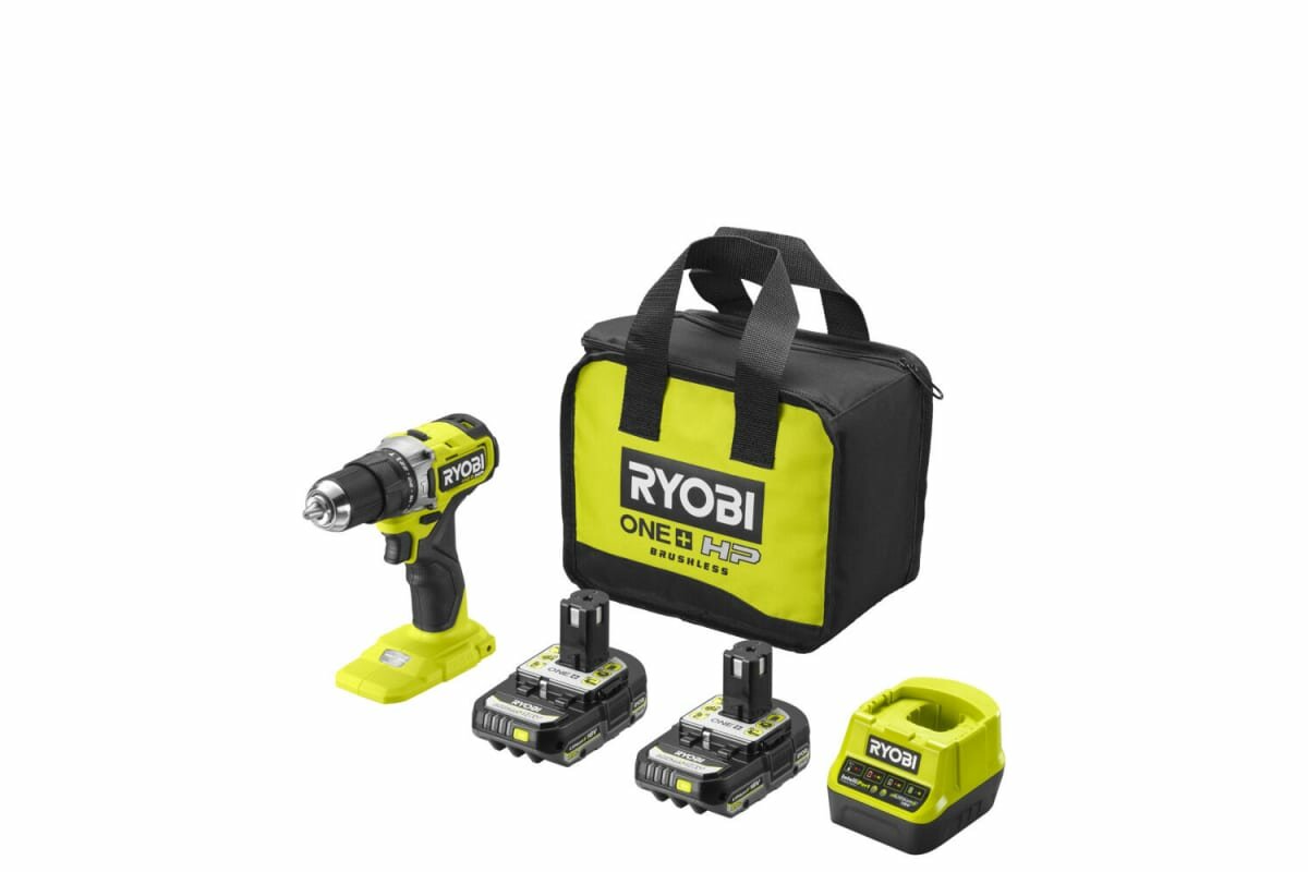 Дрель-шуруповерт ударная бесщеточная Ryobi RPD18C-220S ONE+