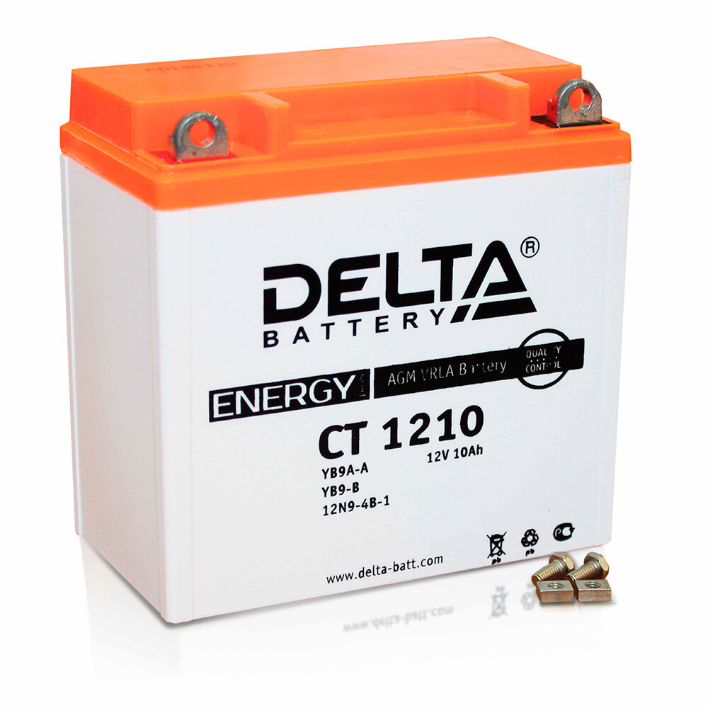 Аккумулятор DELTA CT1210 для скутера, мотоцикла, квадроцикла DELTA-CT1210