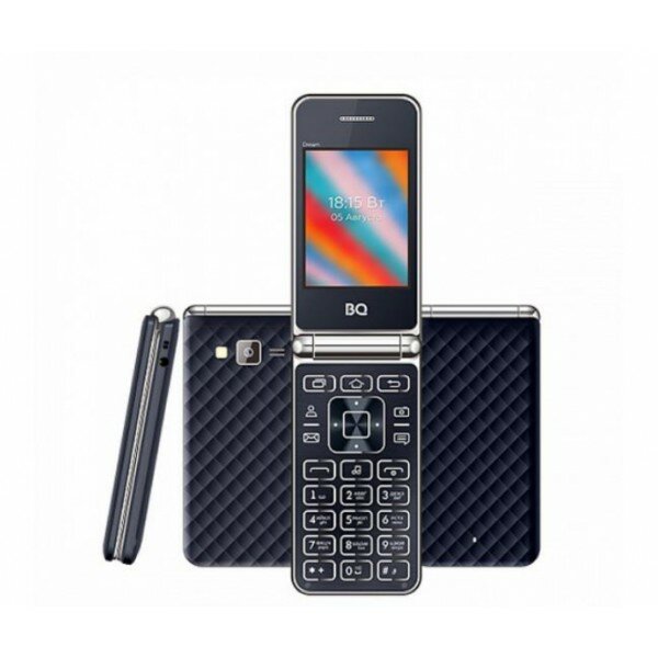 Мобильный телефон BQ 2445 Dream Dark Blue. SC6531E, 1, 208MHZ, ThreadX, 32 Mb, 32 Mb, 2G GSM 850/900/1800/1900, Bluetooth Версия 2.1 Экран: 2.4 , 4:3,