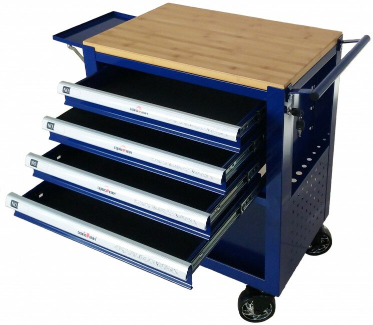 фото Тележка инструментальная 4 секции Сервис Ключ Proffi сервис ключ 11104 | цена за 1 шт