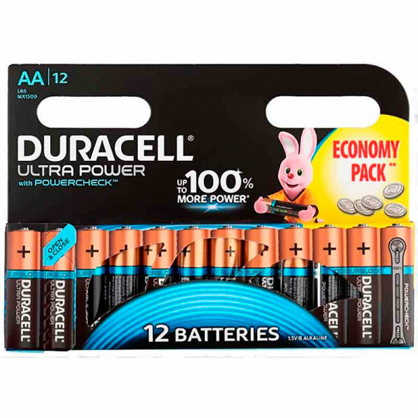 Батарейка щелочная DURACELL LR6 (AA) Ultra Power 1.5V (12шт.)