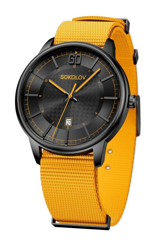 Мужские стальные часы соколов 325.72.00.000.08.07.3