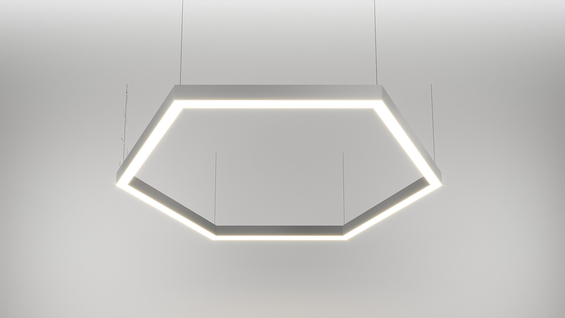 Светильник светодиодный профильный подвесной LEDSD HEXAGON LINE-1460 - фотография № 4