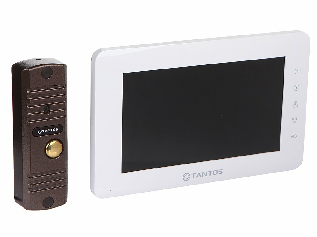 Комплектная дверная станция (домофон) TANTOS Mia kit цвет панели: коричневый
