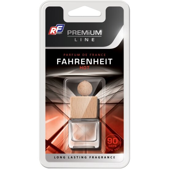 Ароматизатор подвесной жидкостный RUSEFF Parfum Premium Line Fahrenheit Hot, 0.006 л