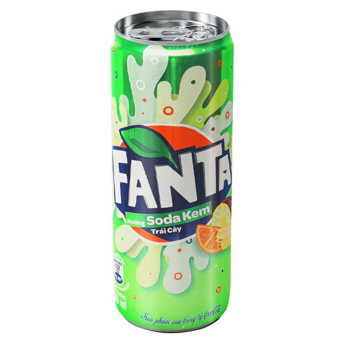 Газированный напиток Fanta Soda Kem со вкусом крем-сода (Вьетнам), 330 мл (24 шт) - фотография № 3