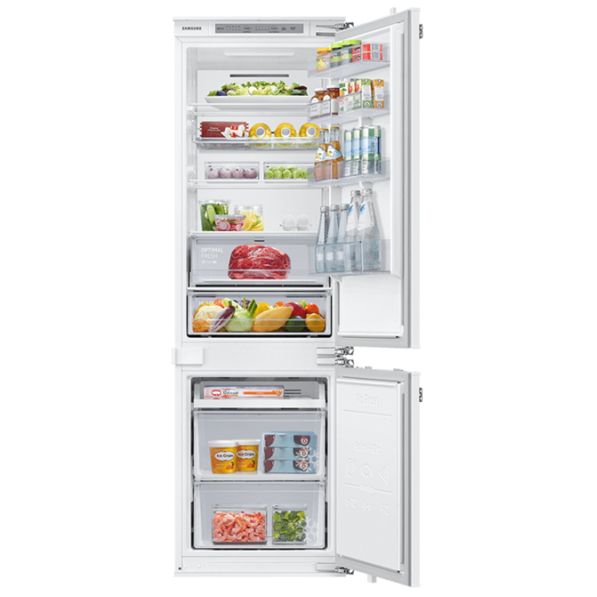 Встраиваемые холодильники с морозильной камерой Samsung BRB266150WW