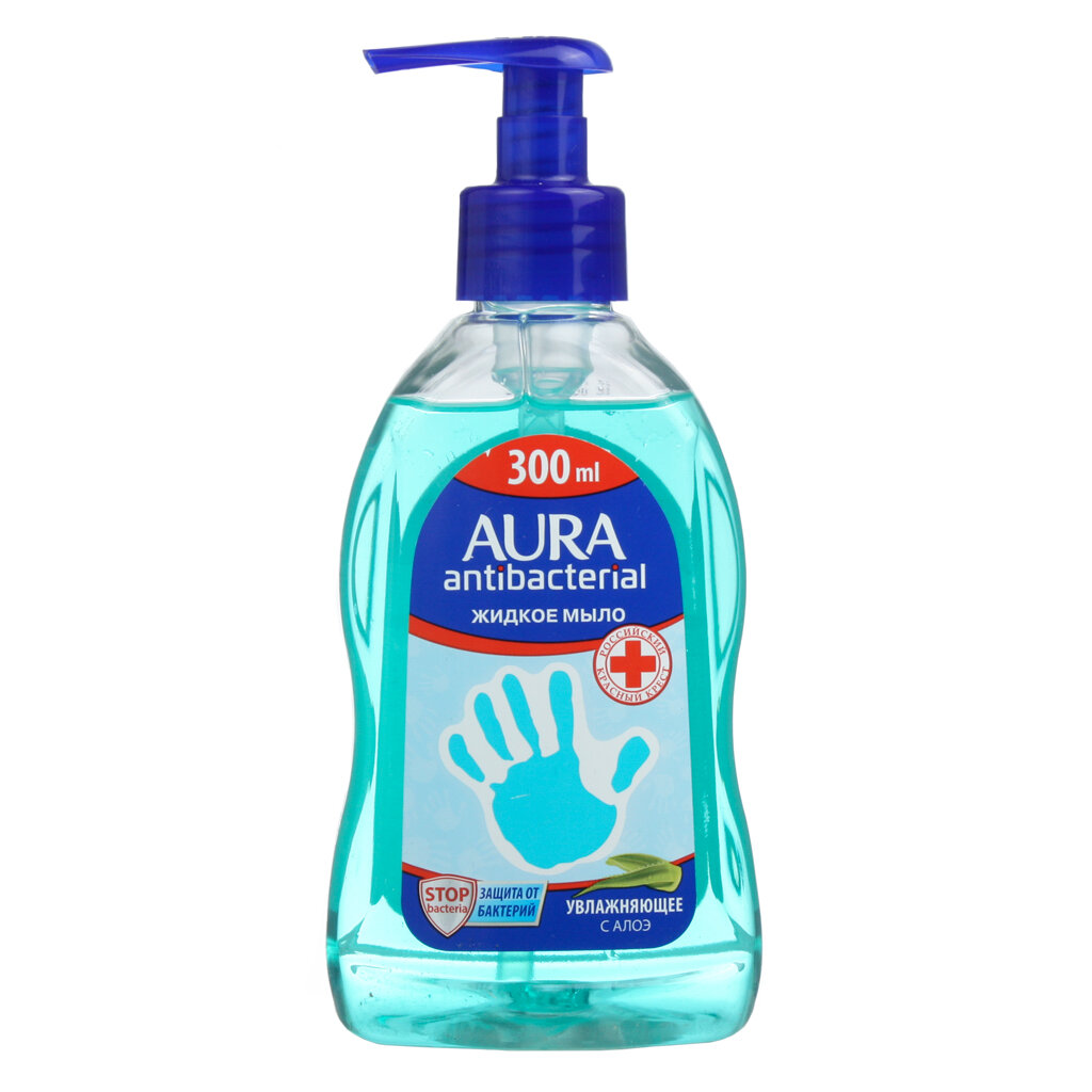 Aura Antibacterial Алоэ Вера ультразащита с антибактериальным эффектом, 300 мл 1 шт