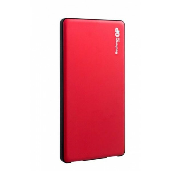 Мобильный аккумулятор GP Portable PowerBank MP05 Li-Pol 5000mAh 2.1A+2.1A красный 2xUSB