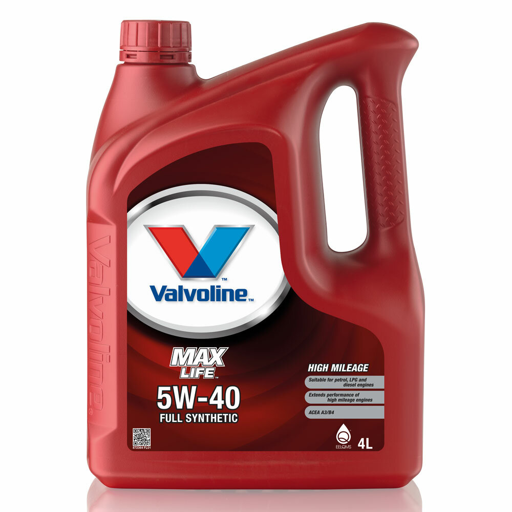 Синтетическое моторное масло Valvoline MAXLIFE 5W-40 (4л.) (арт. 872364) VAL-5W40ML-4L