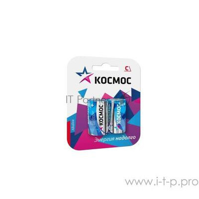 Элемент питания алкалиновый LR LR14 Максимум BP2 (блист.2шт) Космос Koclr14max2bl Koclr14max2bl