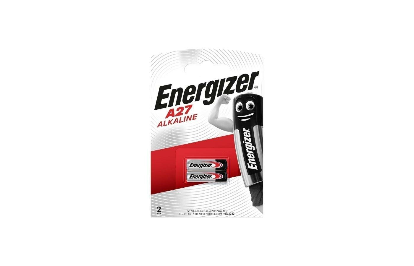 Energizer 27A Alkaline A27 12v BL2 , 2шт.