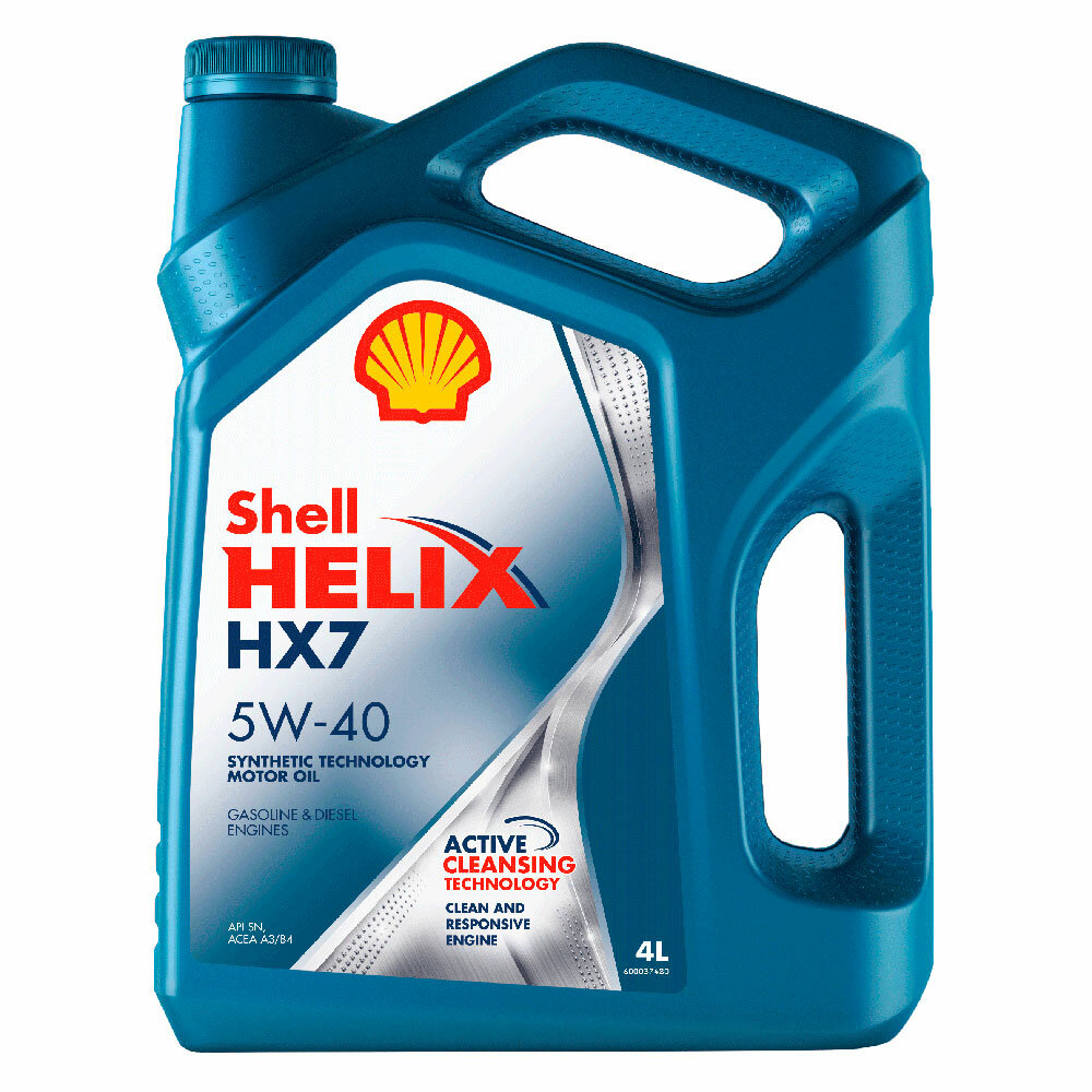 Моторное масло Shell Helix HX 7 5w40 4л. (арт. 550040341) SHL-5W40HX7-4L