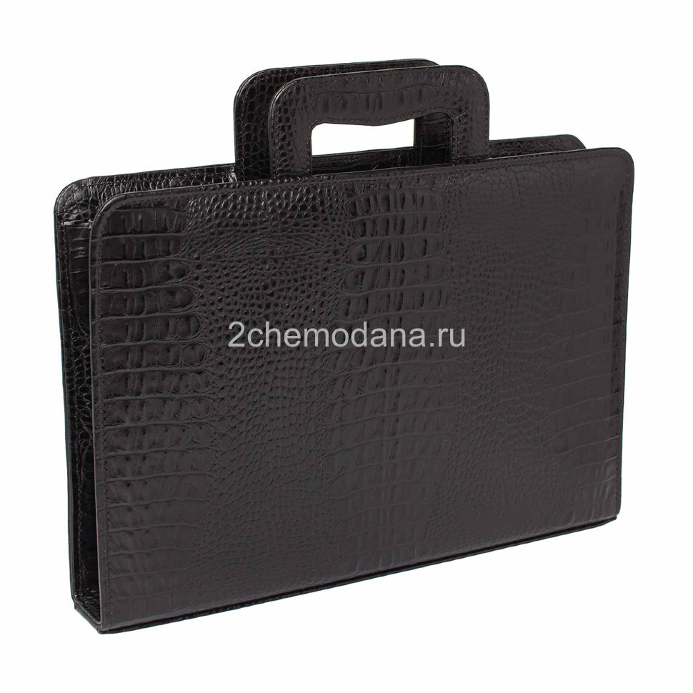 Мужская кожаная папка для документов LAKESTONE Elton 961007M/BLC Black