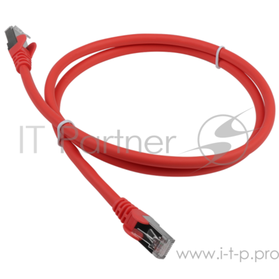 Патч-корд Lanmaster Lszh FTP кат.6A, 2.0 м, красный Lan-pc45/s6a-2.0-rd