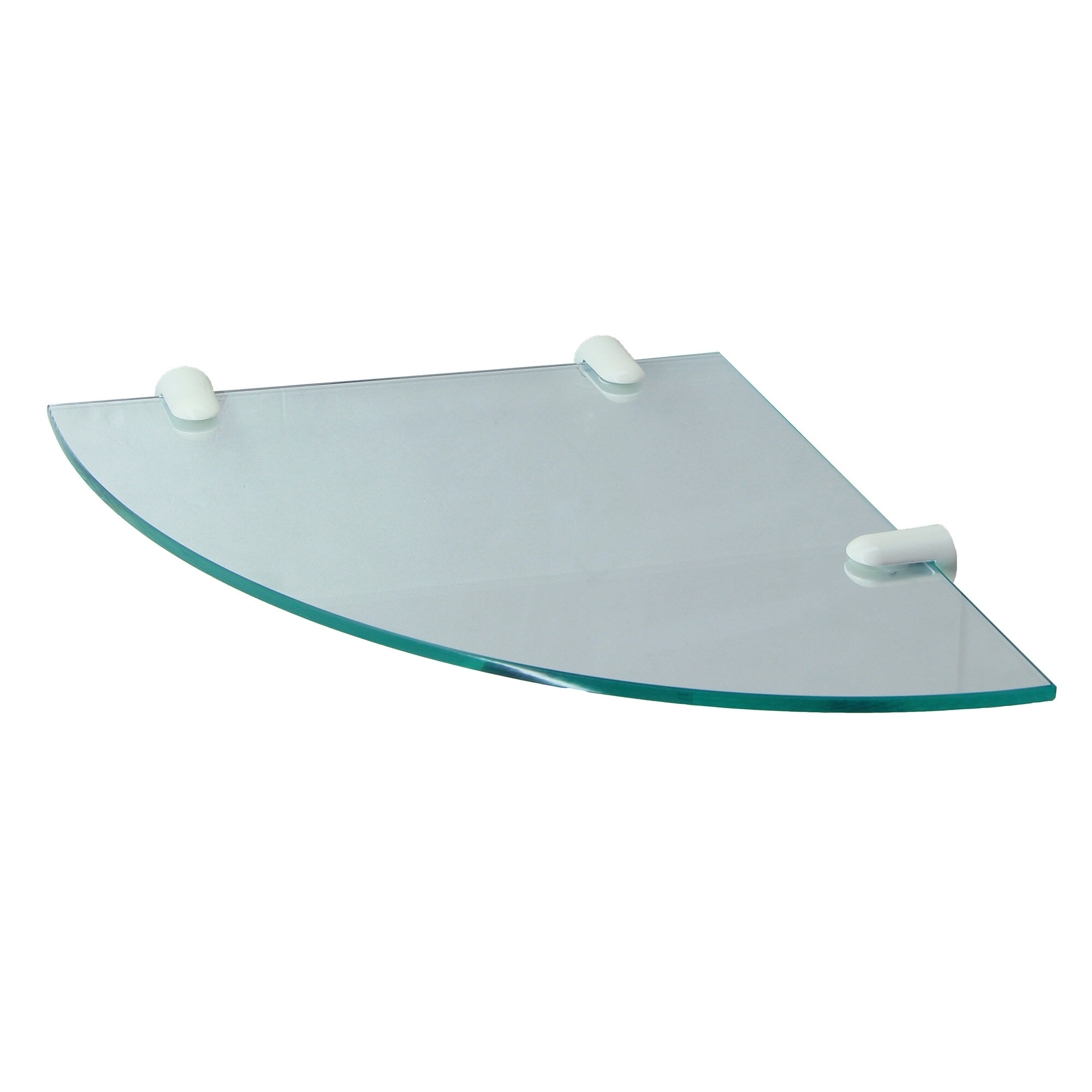 фото Полка стеклянная угловая K-533W