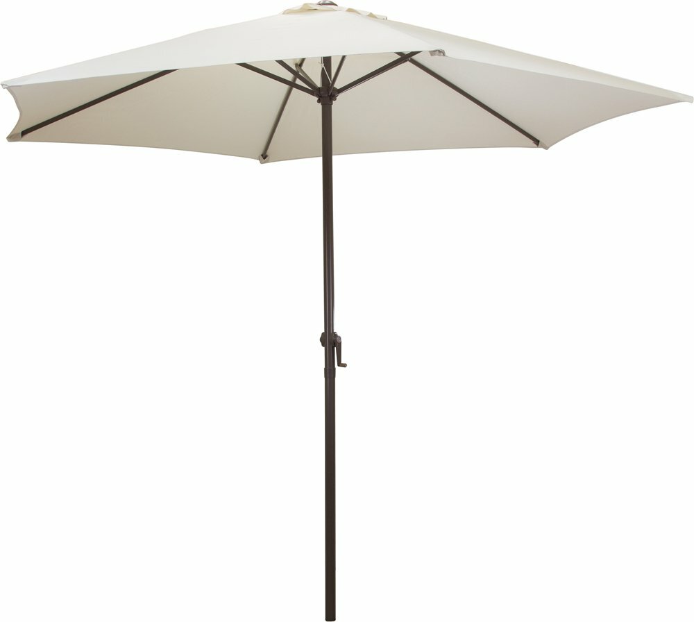 Зонт садовый Ecos GU-01 диаметр 270 см, без крестообразного основания (бежевый)