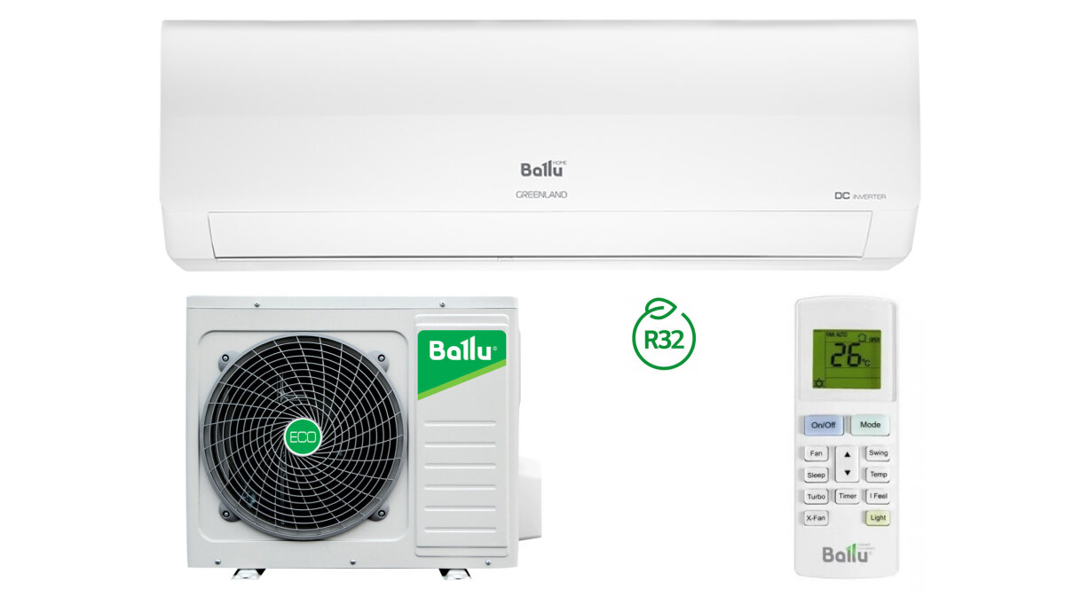 Кондиционер Ballu Greenland Inverter BSGRI-09HN8_22Y Сплит-система