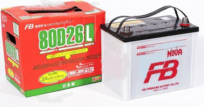 Автомобильный аккумулятор Furukawa Battery Super Nova 80D26L