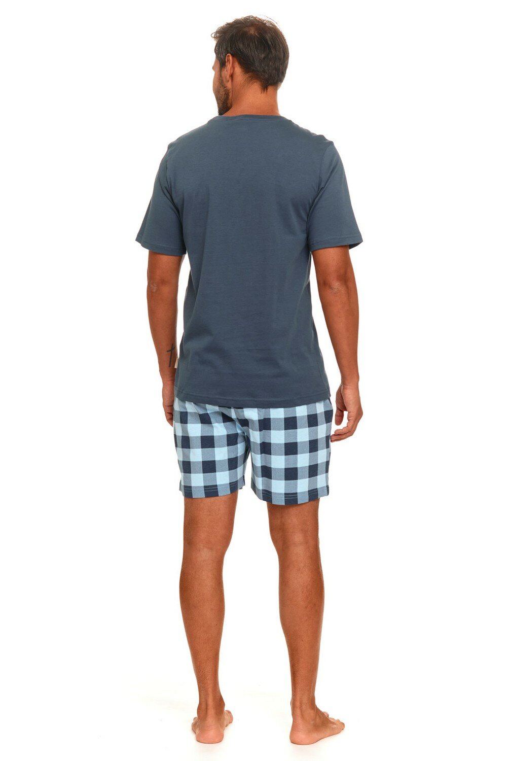 Пижама мужская DOCTOR NAP PMB.4416, футболка и шорты, синий (Размер: M) - фотография № 2