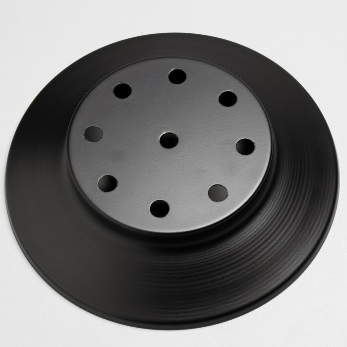 Комплект для светильника "Паук-8" черный 20х20х4см - фотография № 2