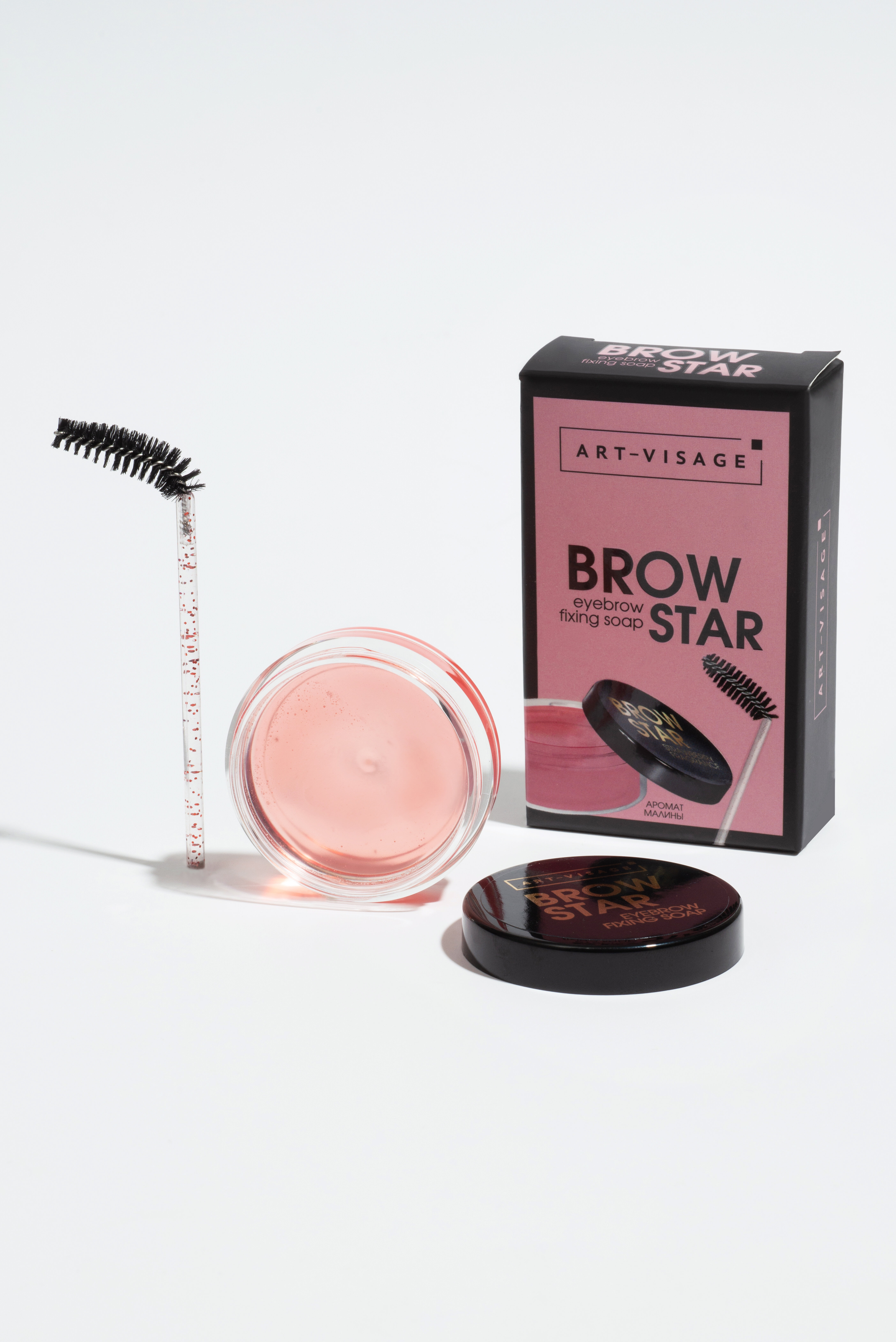 фото ART-VISAGE Мыло-фиксатор для бровей "BROW STAR" 32 оттеночное