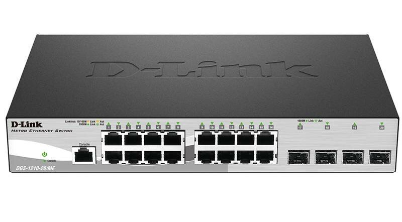 Коммутатор управляемый D-Link DGS-1210-20/ME/A1A