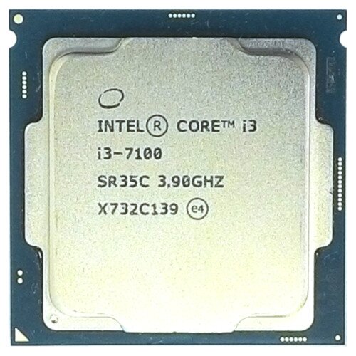 Intel Core i3-7100 3МБ, 3.9ГГц, Intel HD Graphics 630, S1151, 51W, OEM