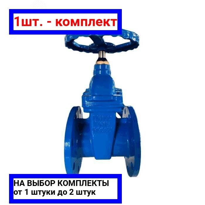 фото 1шт. - Задвижка чугунная с обрезиненным клином 30ч39р аналог МЗВ Ду 100 Ру16 Тмакс=120С с гайкой фланцевая / КНР; арт. 107-4977; оригинал / - цᴇʜᴀ зᴀ 1шт