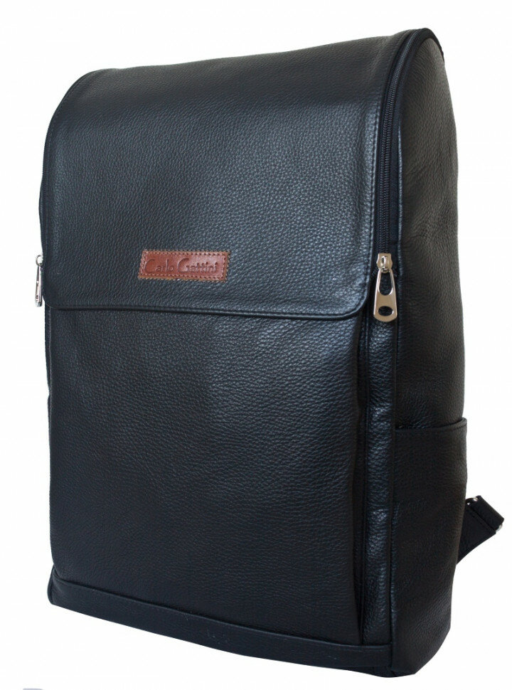Мужской кожаный рюкзак Carlo Gattini Tuffeto black 3049-01