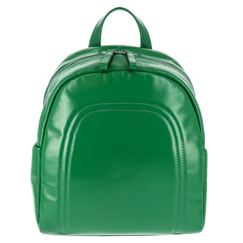 Женский кожаный рюкзак Versado VD234 green