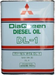 Масло моторное синтетическое Mitsubishi Diesel oil DL-1 5W30 4 л MZ320759 .