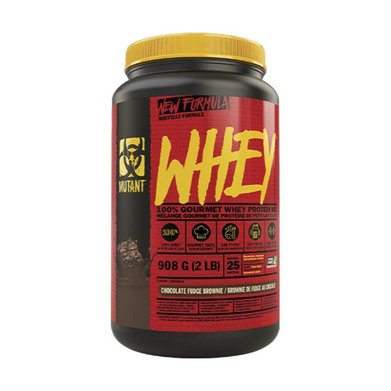 Mutant Протеин Mutant Whey (банка 908 г) брауни с шоколадной помадкой