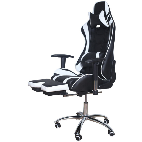 Кресло игровое MFG-6001 Меб-фф 404485, MFG-6001 black white (DK) - фото №2