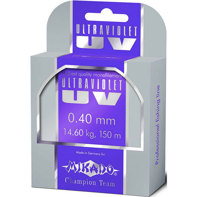 Микадо Леска мононить Mikado ULTRAVIOLET 0,12 (25 м) - 2.10 кг. ()