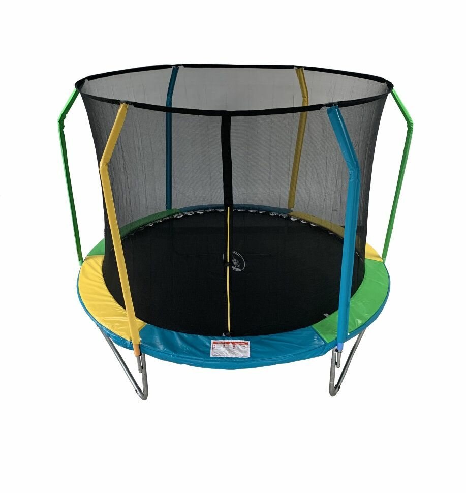 Батут SportElite FLY FR-60-8FT 8FT 2,44м фиберглас с защитной сеткой внутрь