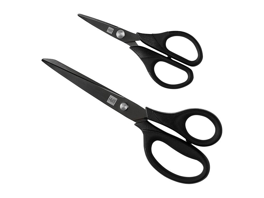 Ножницы с титановым покрытием HuoHou Titanium Stationery Scissors (2шт офисные/швейные)