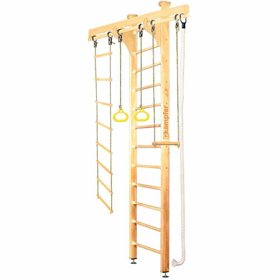 KAMPFER домашний спортивный комплекс Wooden Ladder Ceiling - натуральный (3 м)