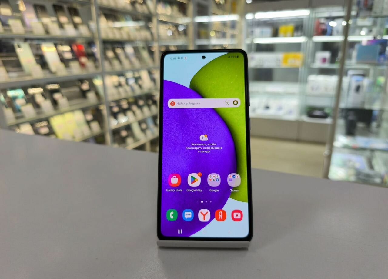 Смартфон Samsung Galaxy A52 8/256 ГБ, 5G, Dual nano SIM, лаванда