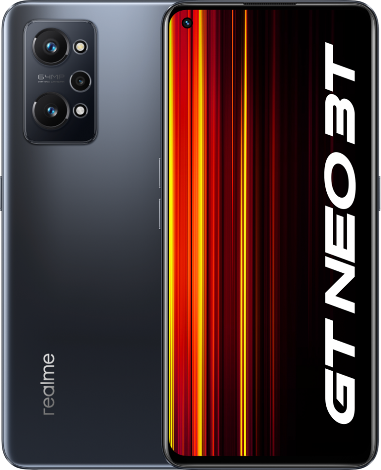 Смартфон Realme GT Neo 3T 8/256GB Black (Черный) EAC