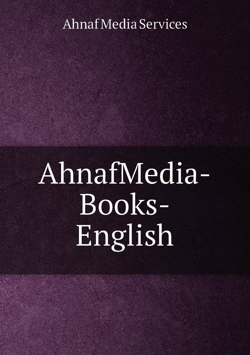 AhnafMedia-Books-English